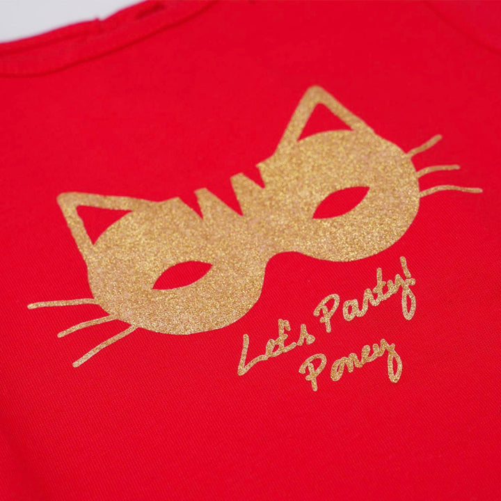 Poney Girls Red Short Sleeve Tee 45 2210558