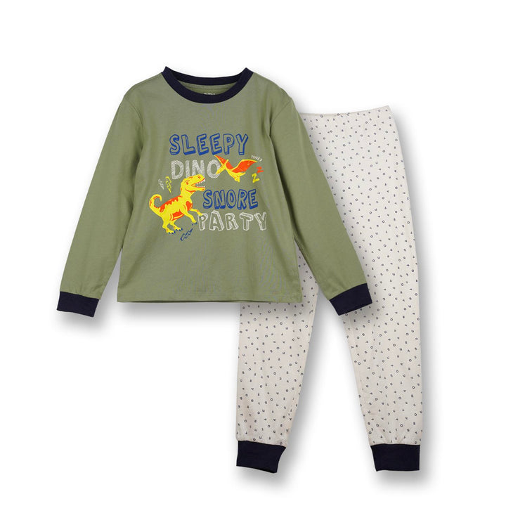 Poney Boys Green Loungewear Set 9220022