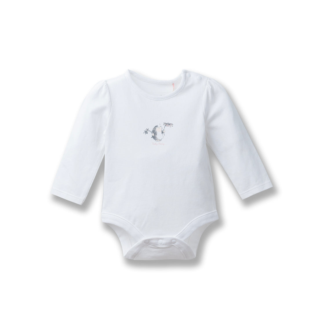 Poney Baby Girls Assorted Colors 3-Pack L/Sleeve Bodysuits 0478