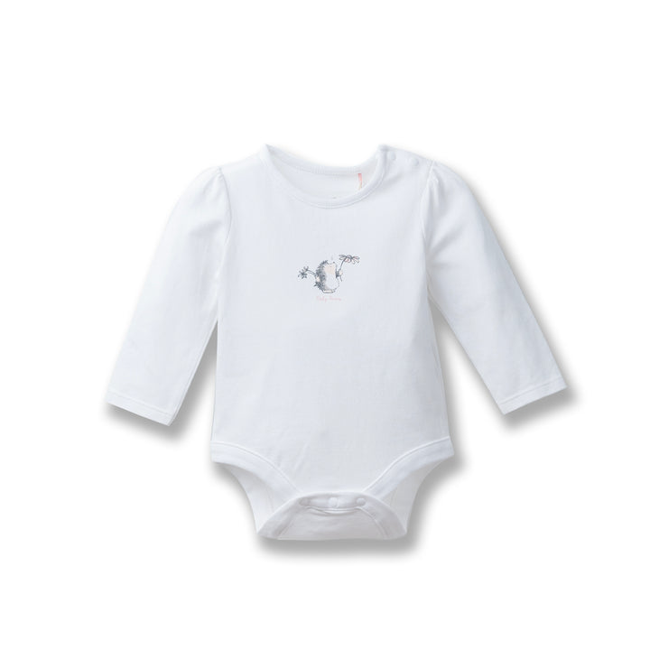 Poney Baby Girls Assorted Colors 3-Pack L/Sleeve Bodysuits 0478