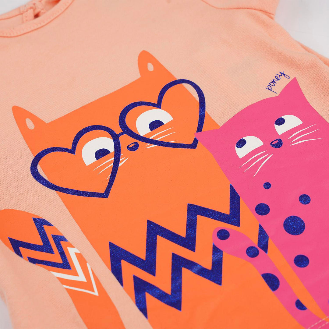 Poney Girls Orange S/Sleeve Tee 47 [Last Chance]