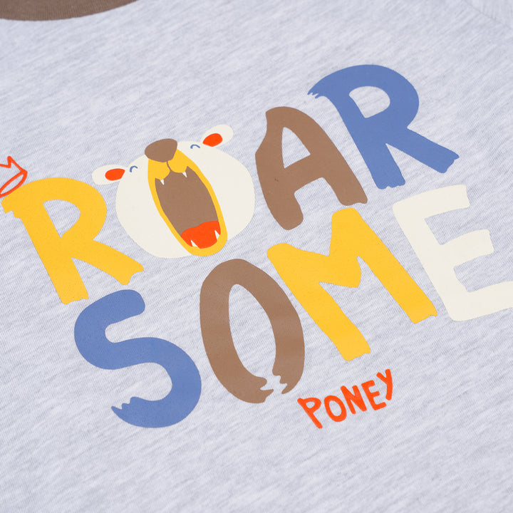 Poney Boys Melange Roarsome! Loungewear Set