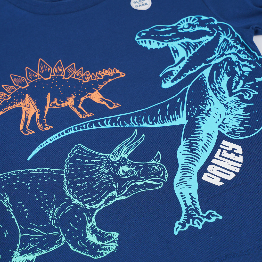 Poney Boys Blue My Pre-Historic Buddies Loungewear Set