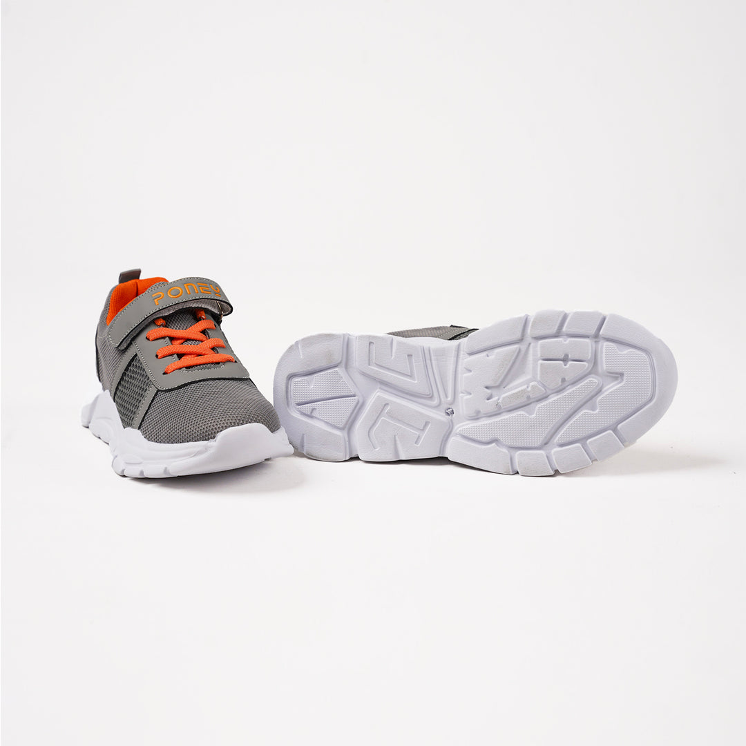 Poney Grey Strap Sport Casual Shoe
