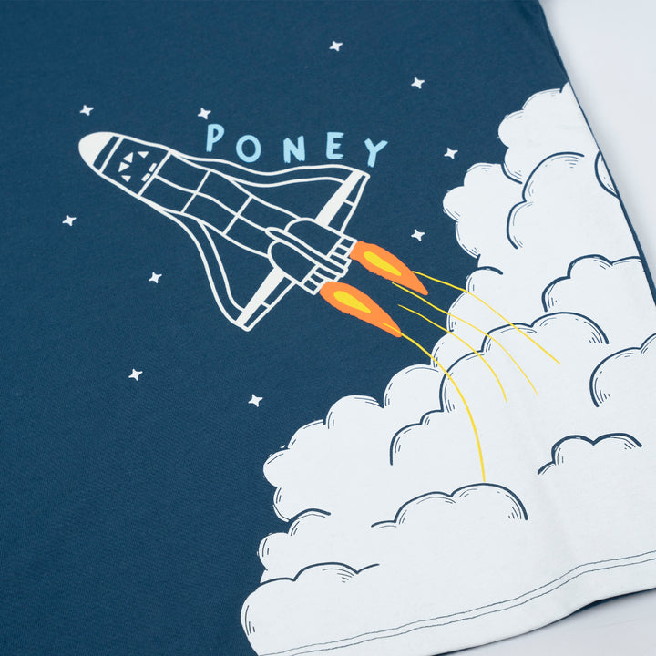 Poney Boys Space Exploration Navy Pyjamas