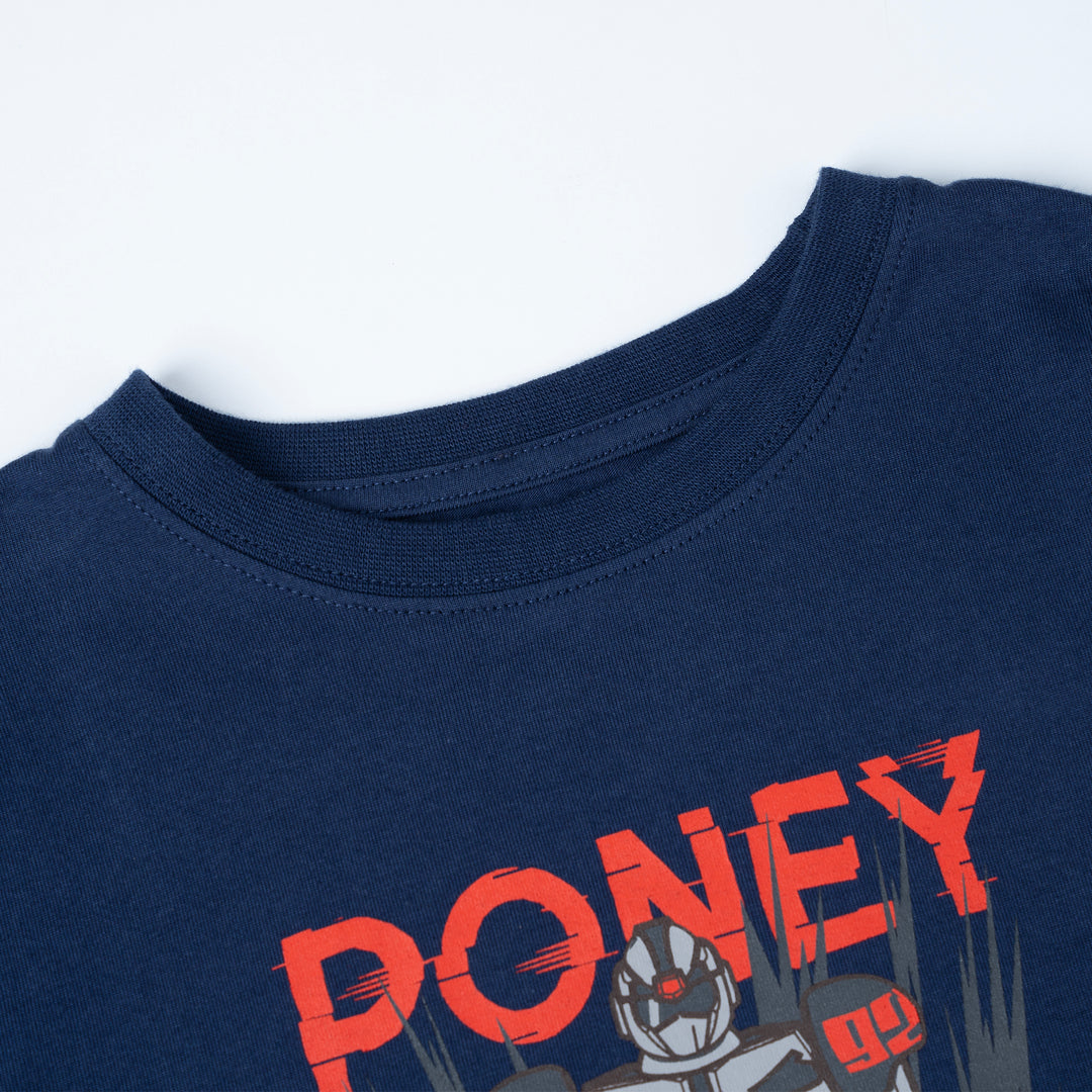 Poney Boys Navy Poney's Robot Loungewear (Pyjamas)