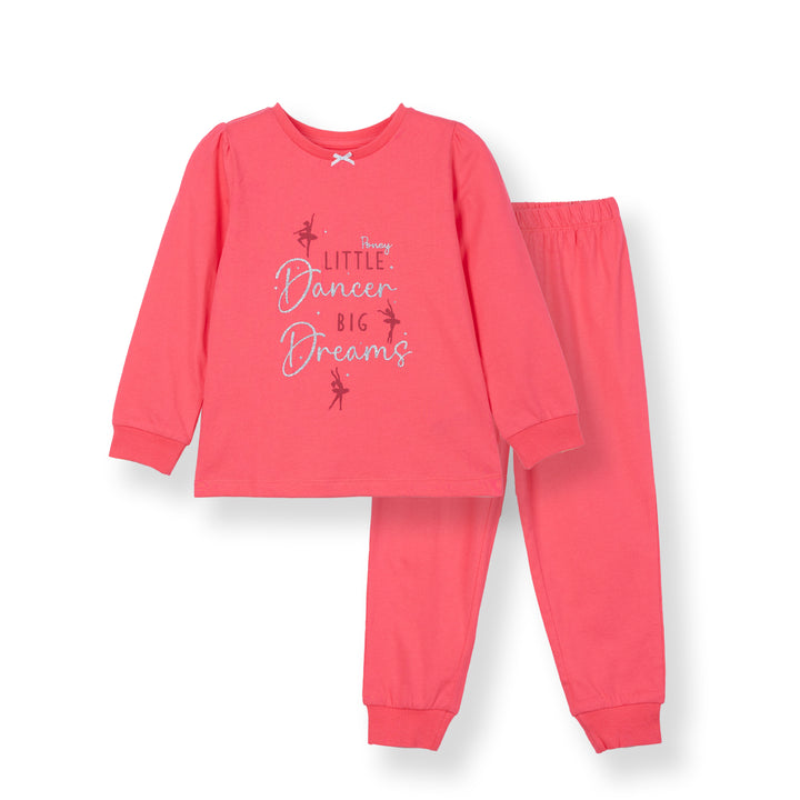 Poney Girls Little Dancer Big Dreams Pink Pyjamas