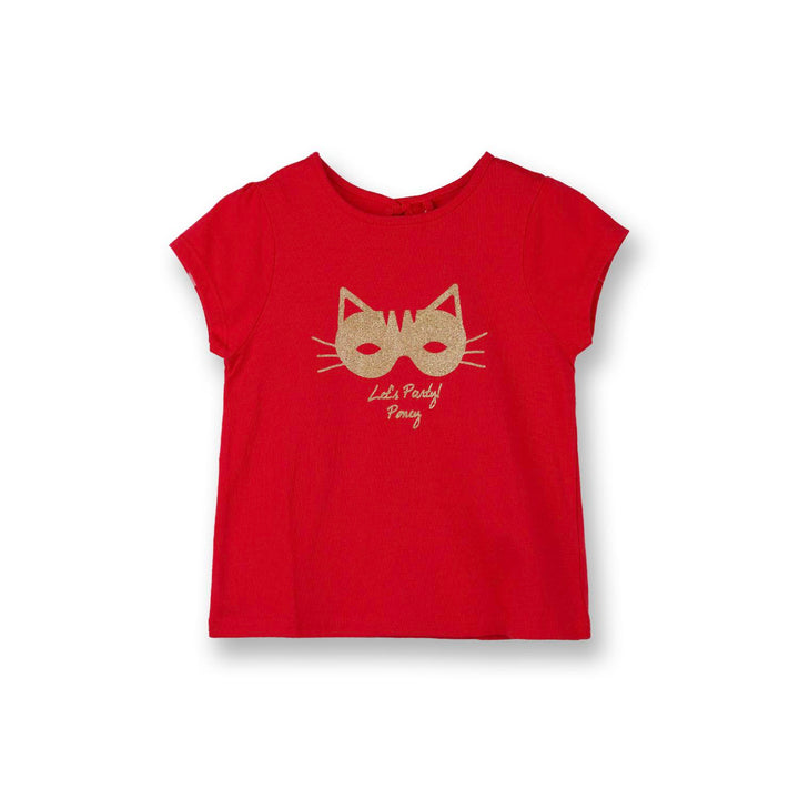 Poney Girls Red Short Sleeve Tee 45 2210558