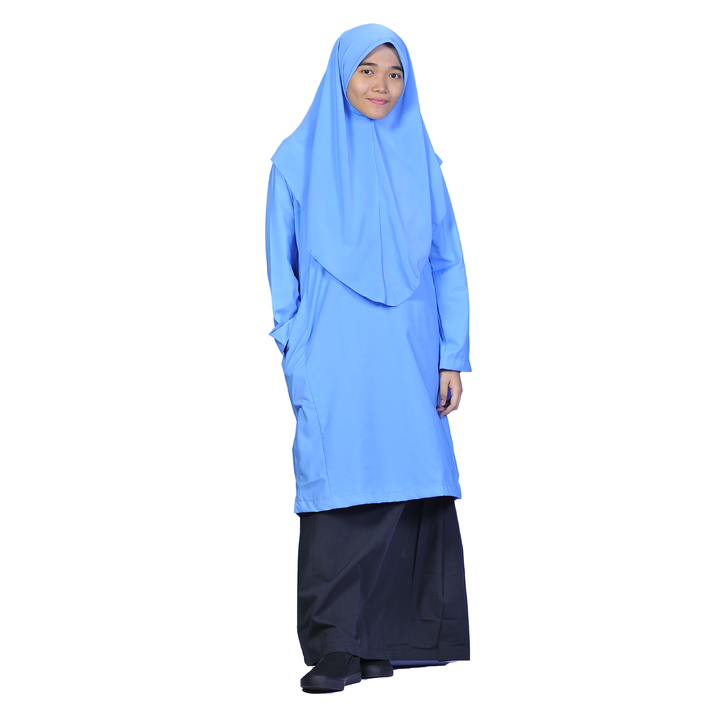 Canggih Girls Blue School Baju Kurung