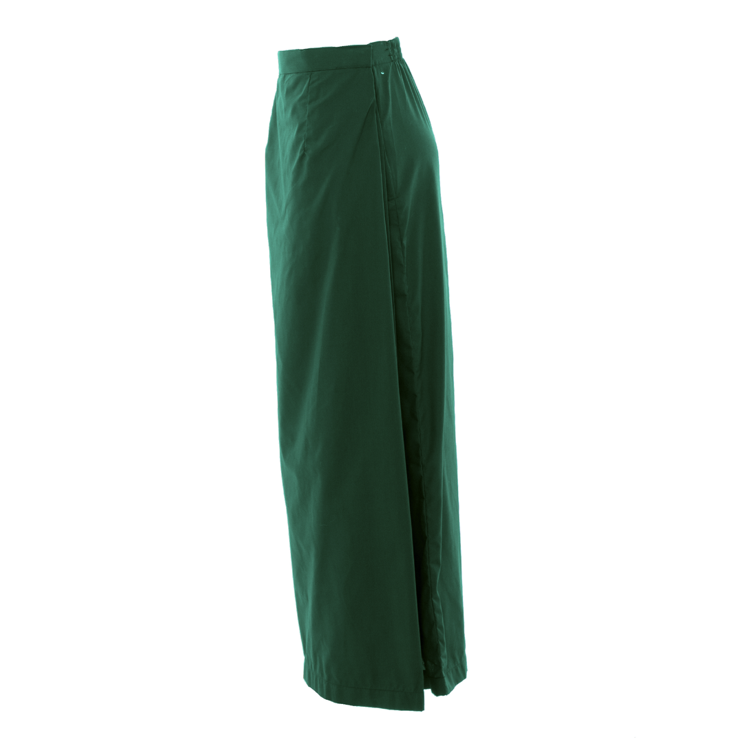 Canggih Girls Green Pleated Skirt/Kain Kurung