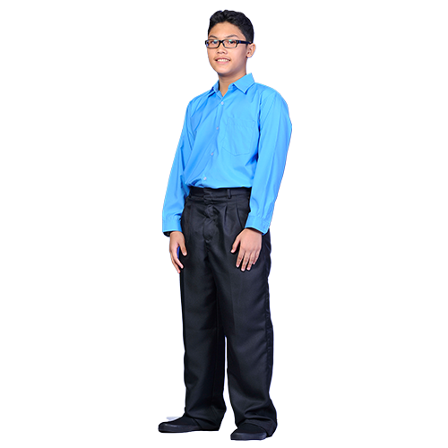 Canggih Blue School Long Sleeve Shirt