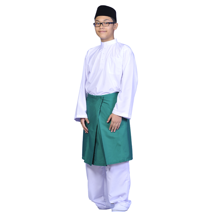 Canggih Boys Green School Kain Samping