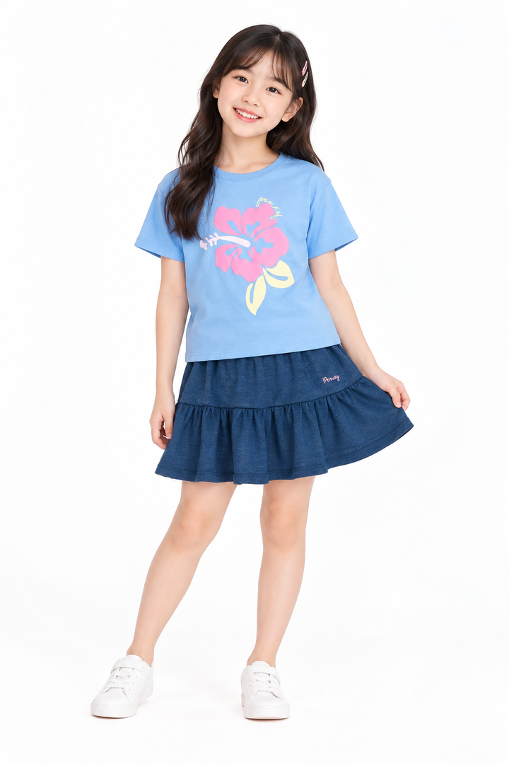 Aloha Bloom Short Sleeve Tee (Loose Fit)