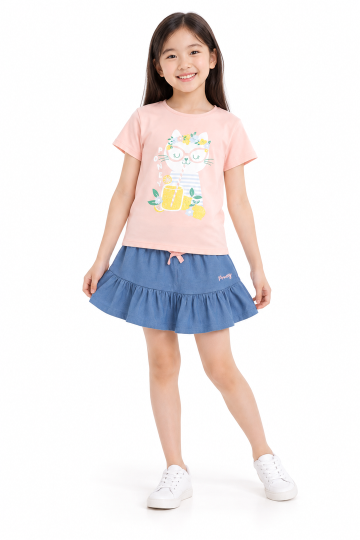 Sunny Whiskers Sleeve Tee