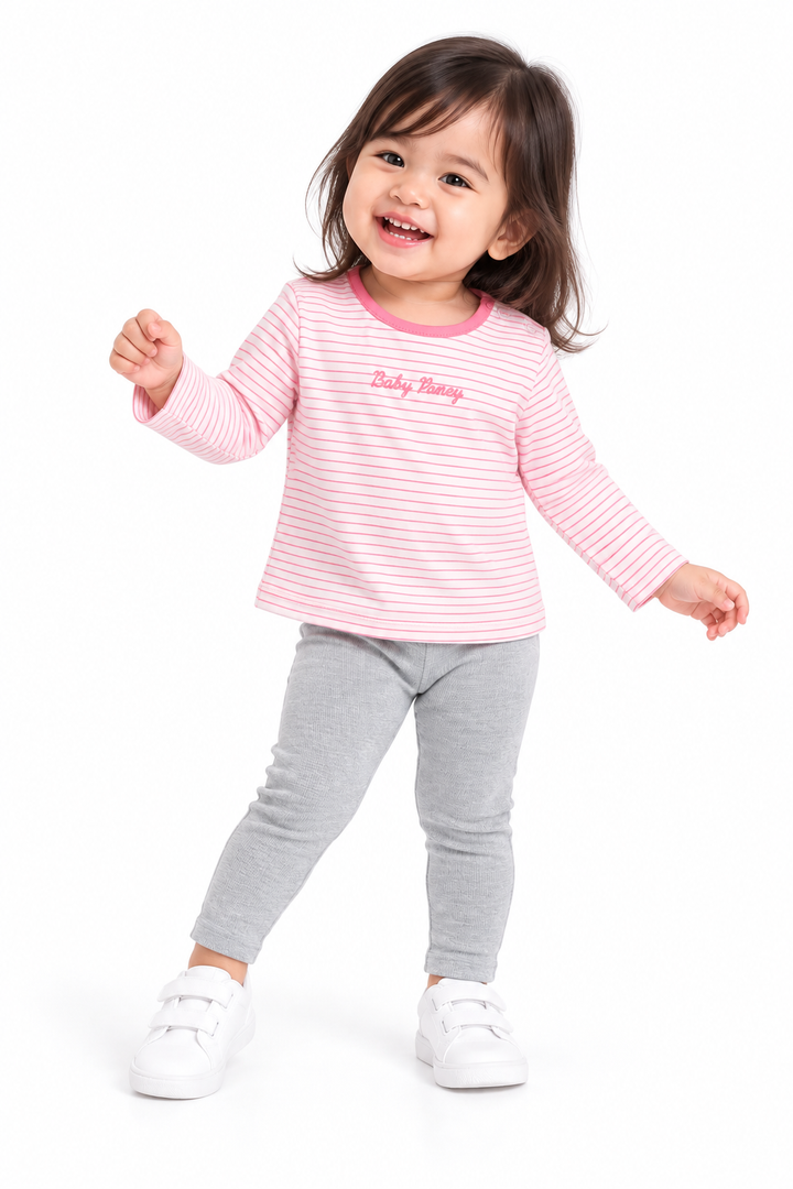 Candy Stripe Long Sleeve Tee