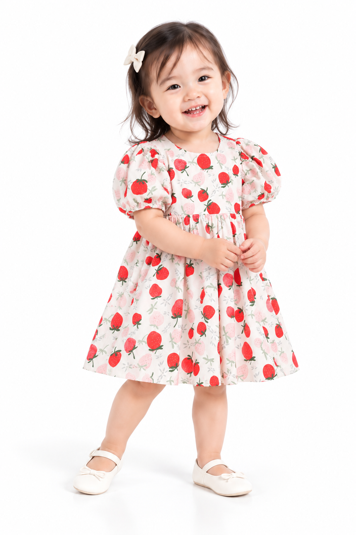 Strawberry Kiss Short Sleeve Dress (2250783WB)