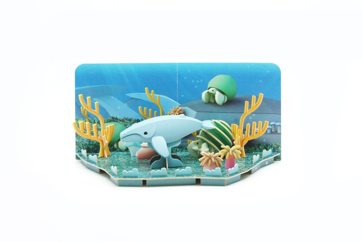 Halftoys Diorama Ocean H.Whale