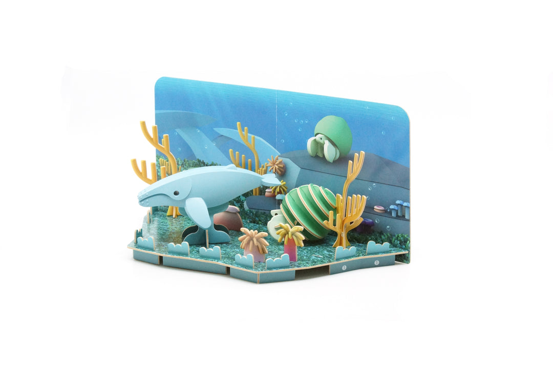 Halftoys Diorama Ocean H.Whale