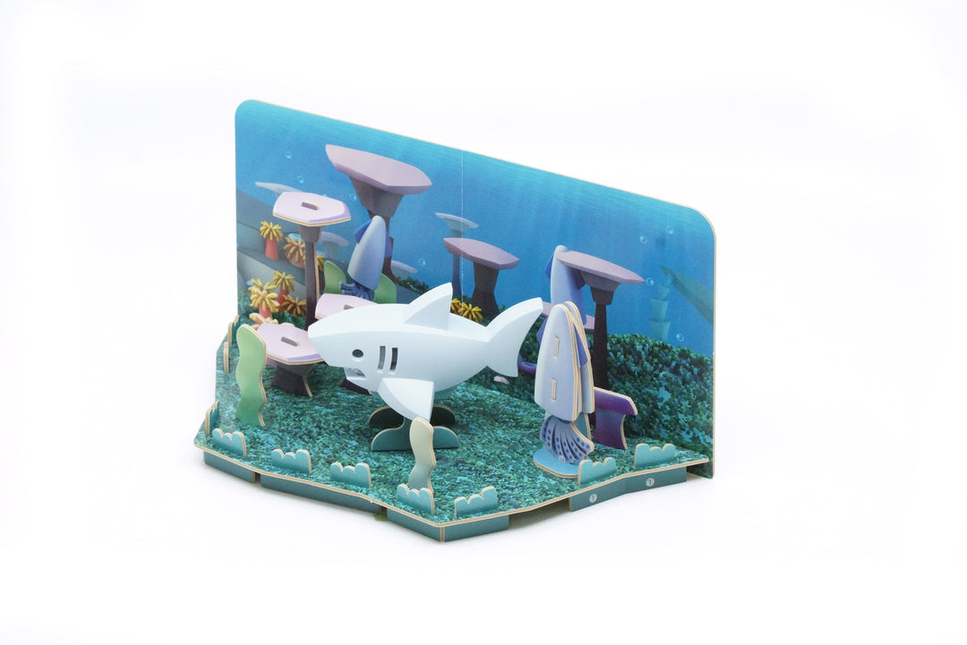 Halftoys Diorama Ocean White Shark