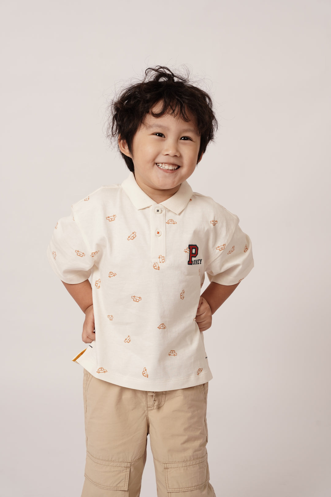 Boys Urban Driver Short Sleeve Polo (Oversized Cut)