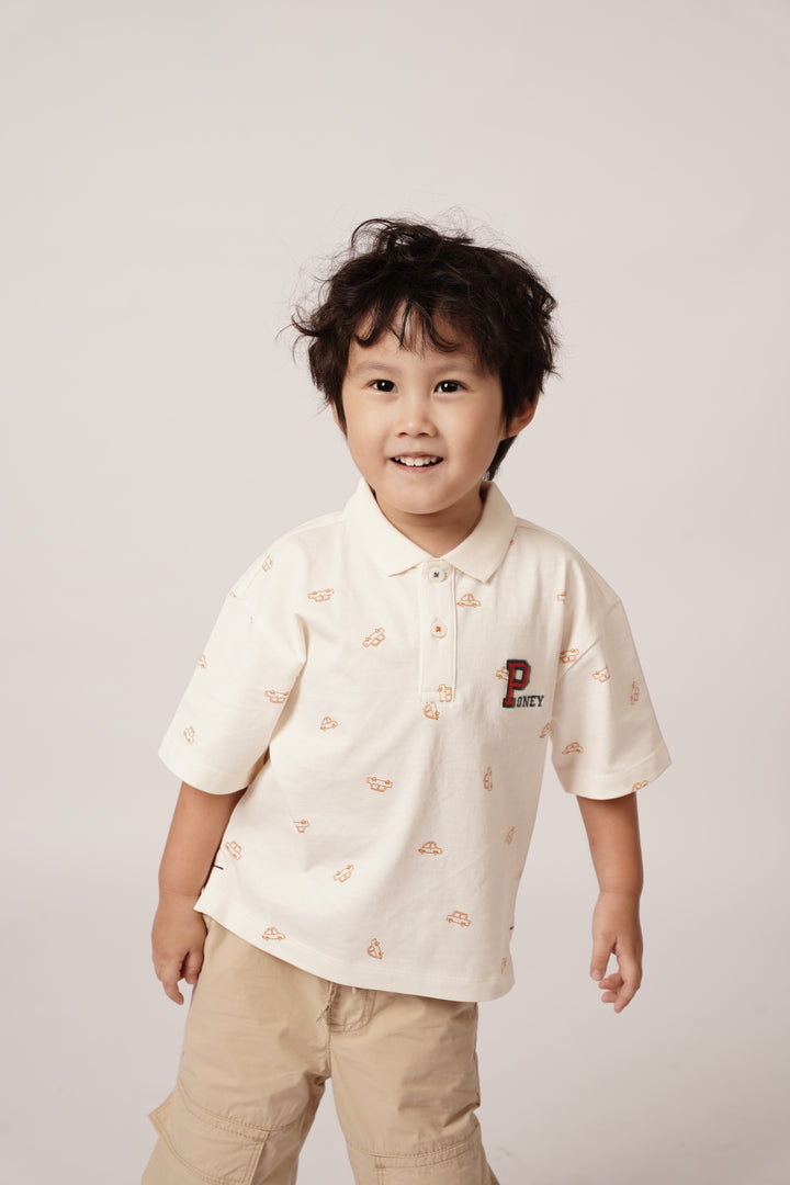 Boys Urban Driver Short Sleeve Polo (Oversized Cut)