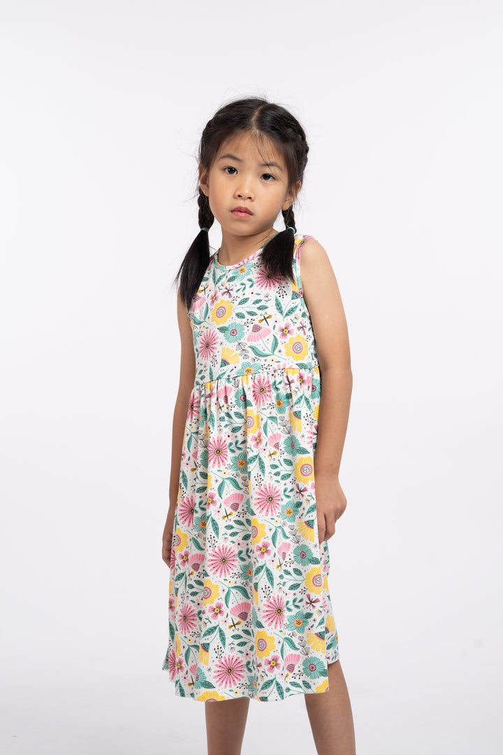 Poney Girls Patterned Sleeveless Dress 2240445