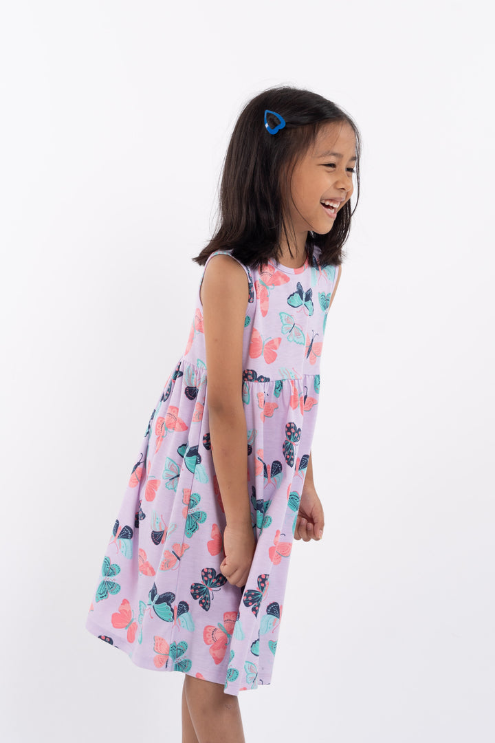 Poney Girls Patterned Sleeveless Dress 2240446