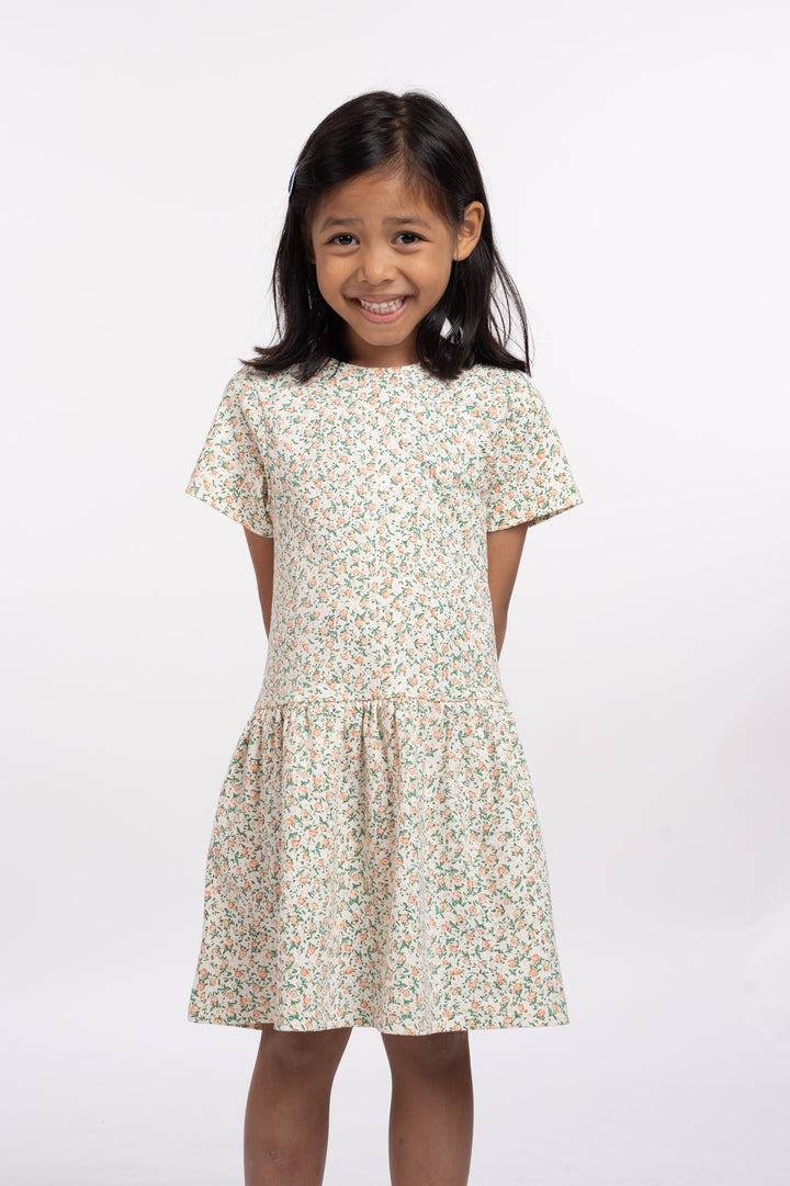 Poney Girls Patterned Short Sleeve Dress 2240448