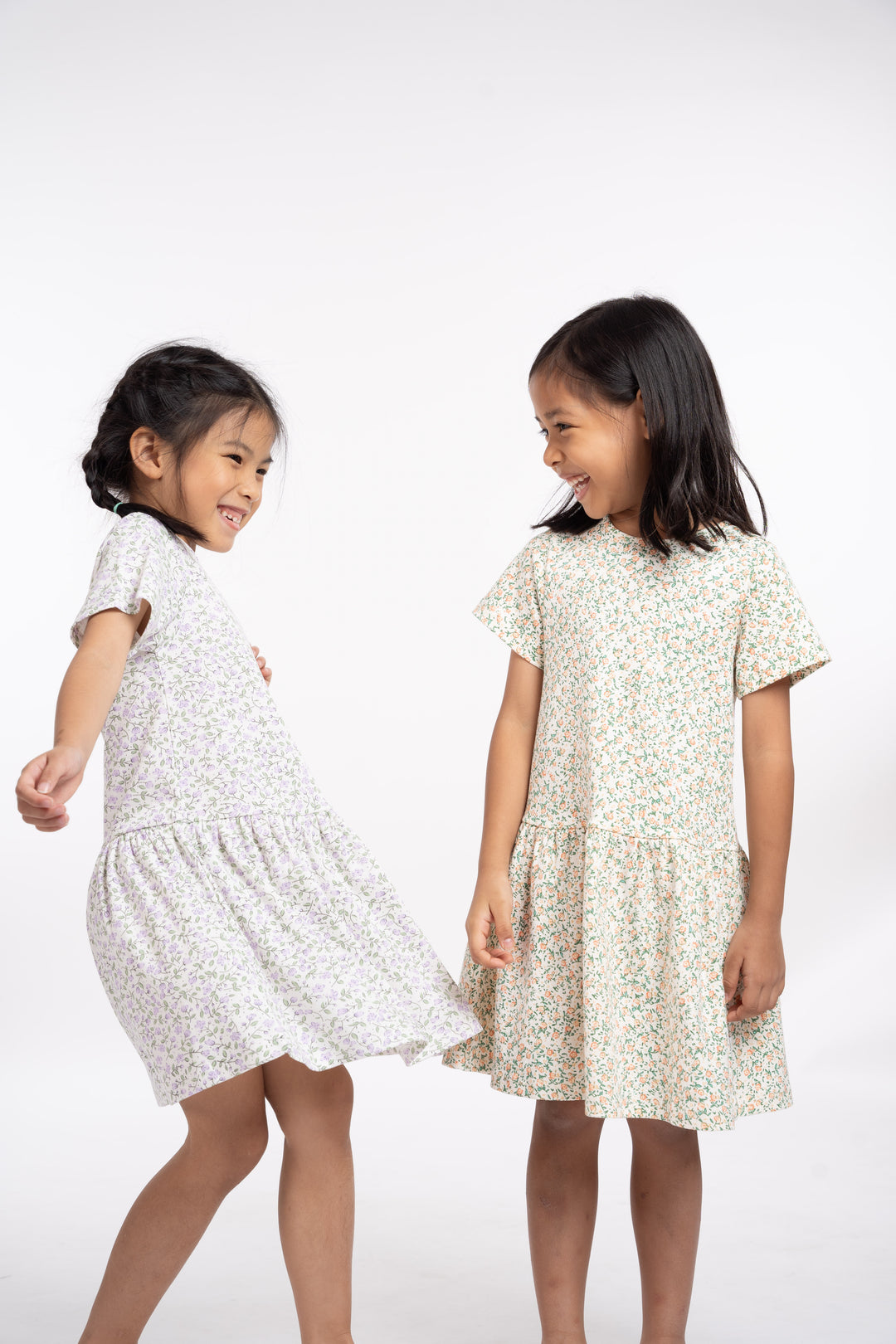 Poney Girls Patterned Short Sleeve Dress 2240448