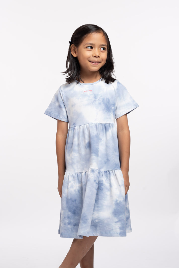 Poney Girls Patterned Short Sleeve Dress 2240449