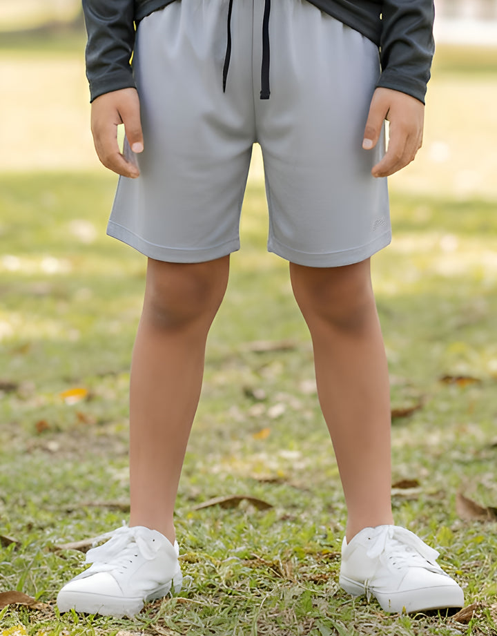 Grey Elasticated Waist Bermuda