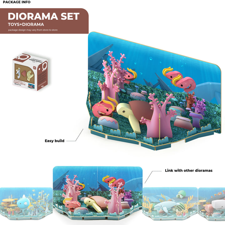 Halftoys Diorama Ocean G.Trtle