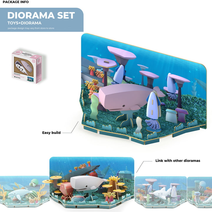 Halftoys Diorama Ocean Cachalot