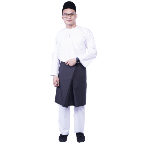 Canggih Boys White School Seluar Melayu