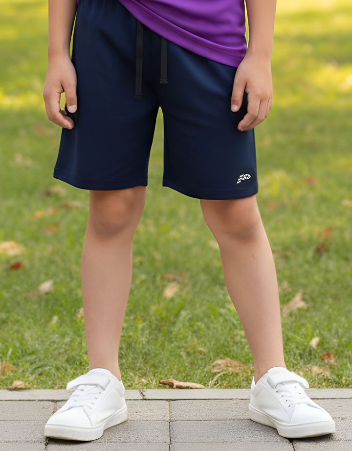 Navy Elasticated Waist Bermuda