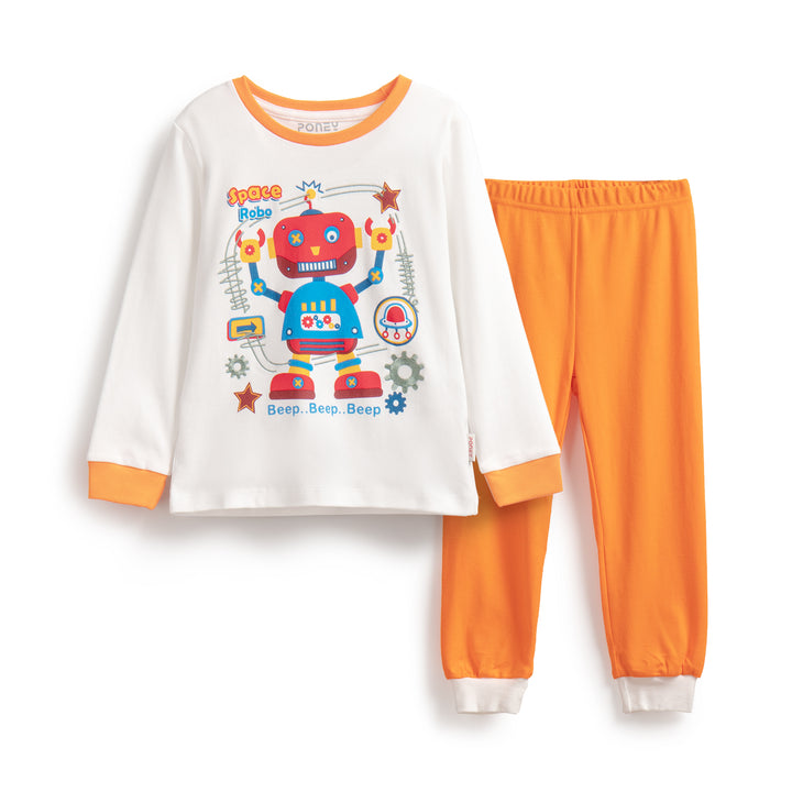 Poney Boys Orange Loungewear PLB28