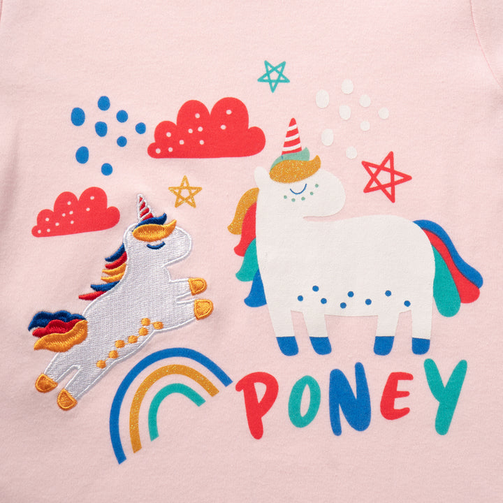 Poney Girls Pink Loungewear PLG26