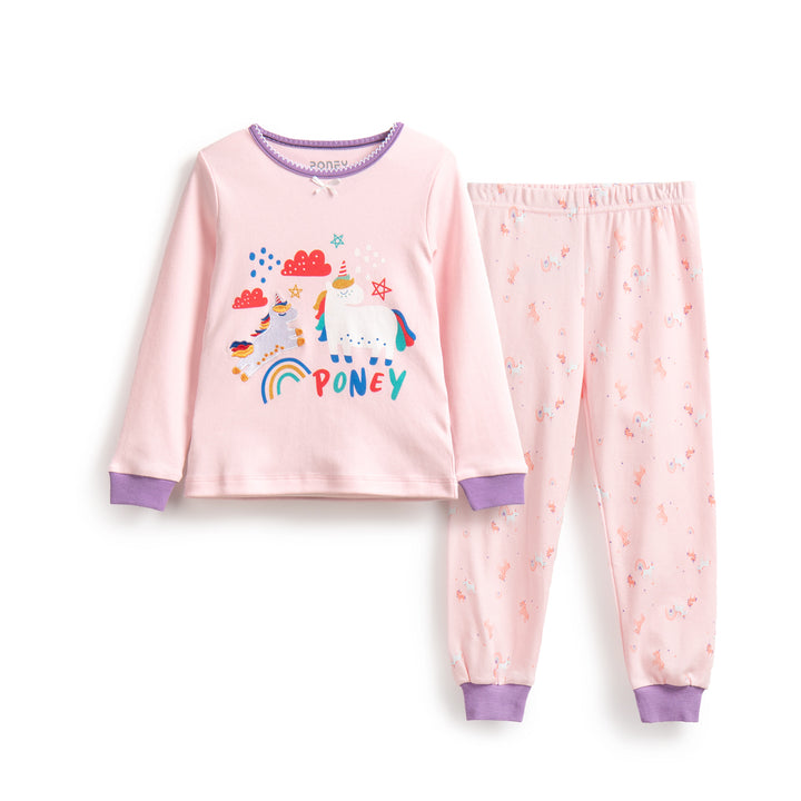 Poney Girls Pink Loungewear PLG26