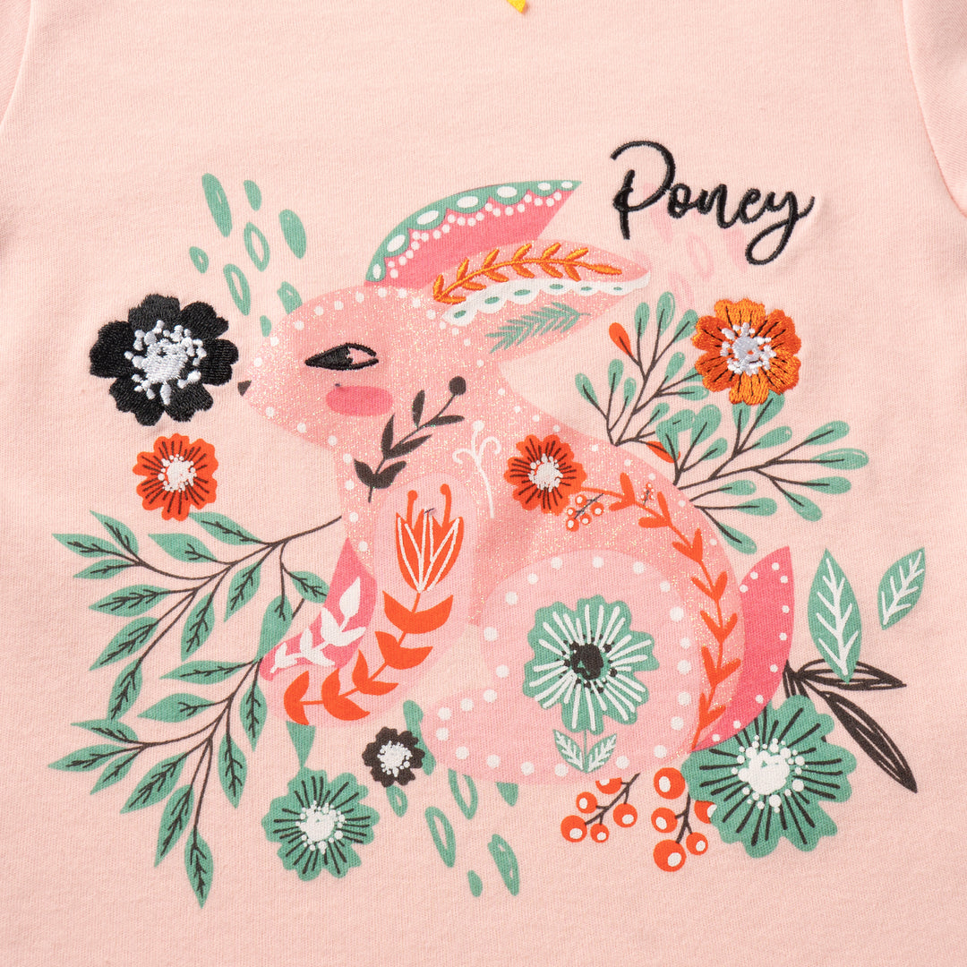 Poney Girls Pink Loungewear PLG27