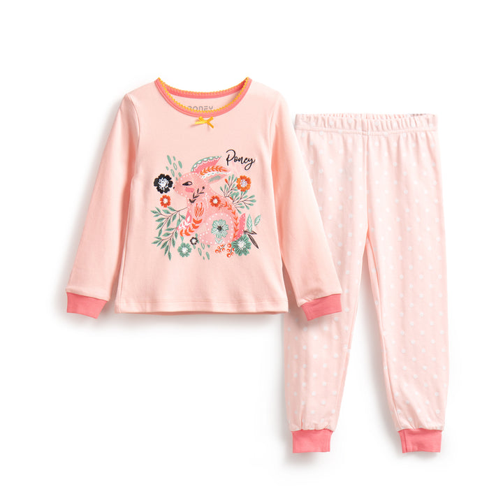 Poney Girls Pink Loungewear PLG27