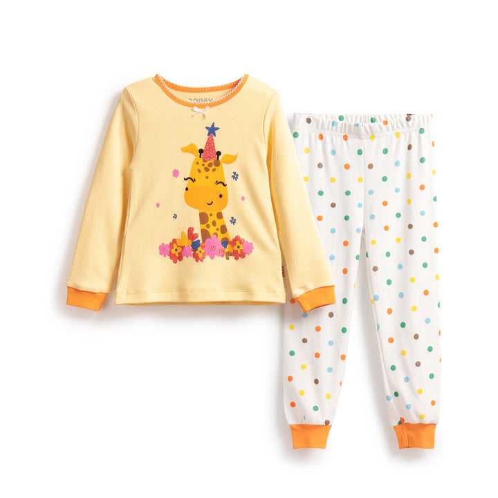 Poney Girls Yellow Loungewear PLG29