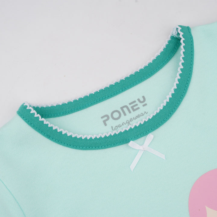 Poney Girls Light Blue Loungewear PLG47