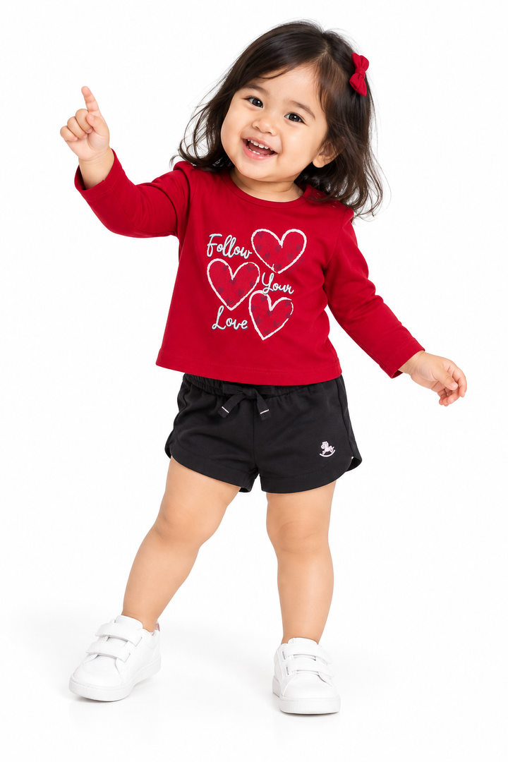 Follow Your Heart Long Sleeve Tee