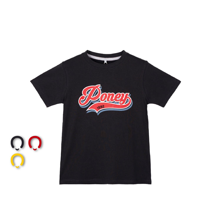 [NEW] Poney Unisex Kids Poney Authentic Logo Short Sleeve Tee