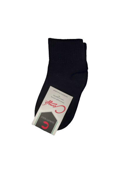 Canggih Black School Socks