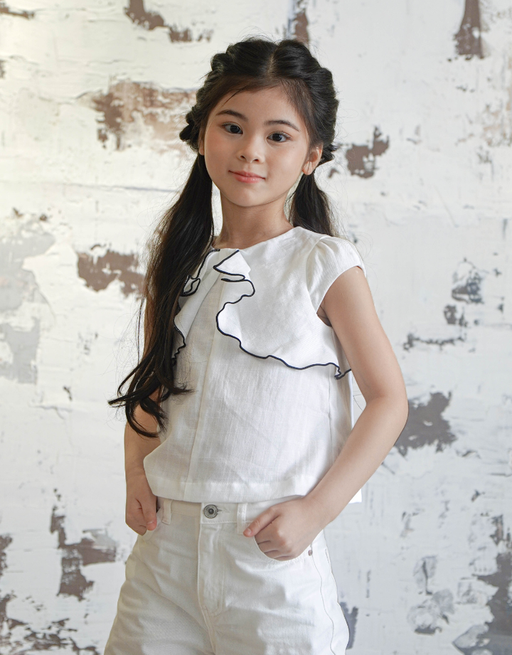 Blouse with Bow Details