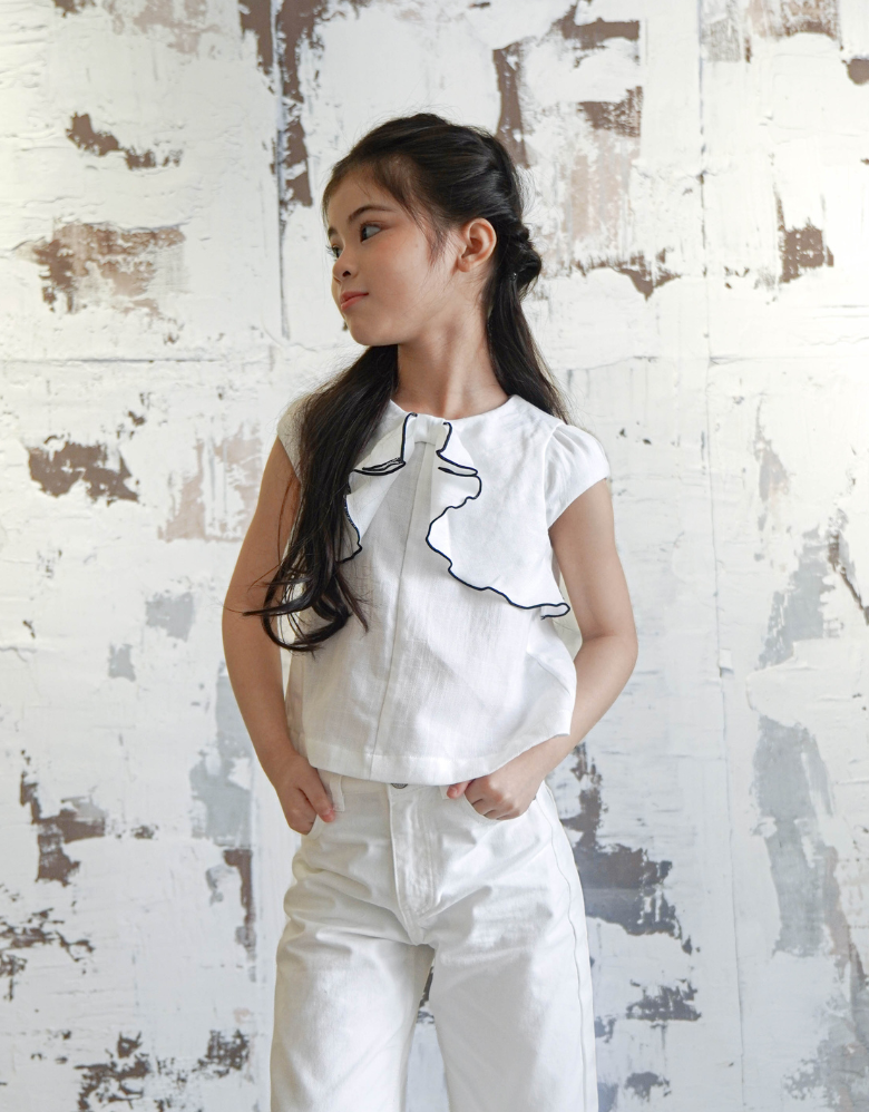 Blouse with Bow Details