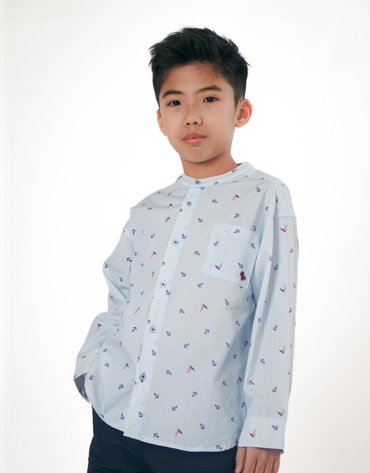 Sail Striped Long Sleeve Shirt