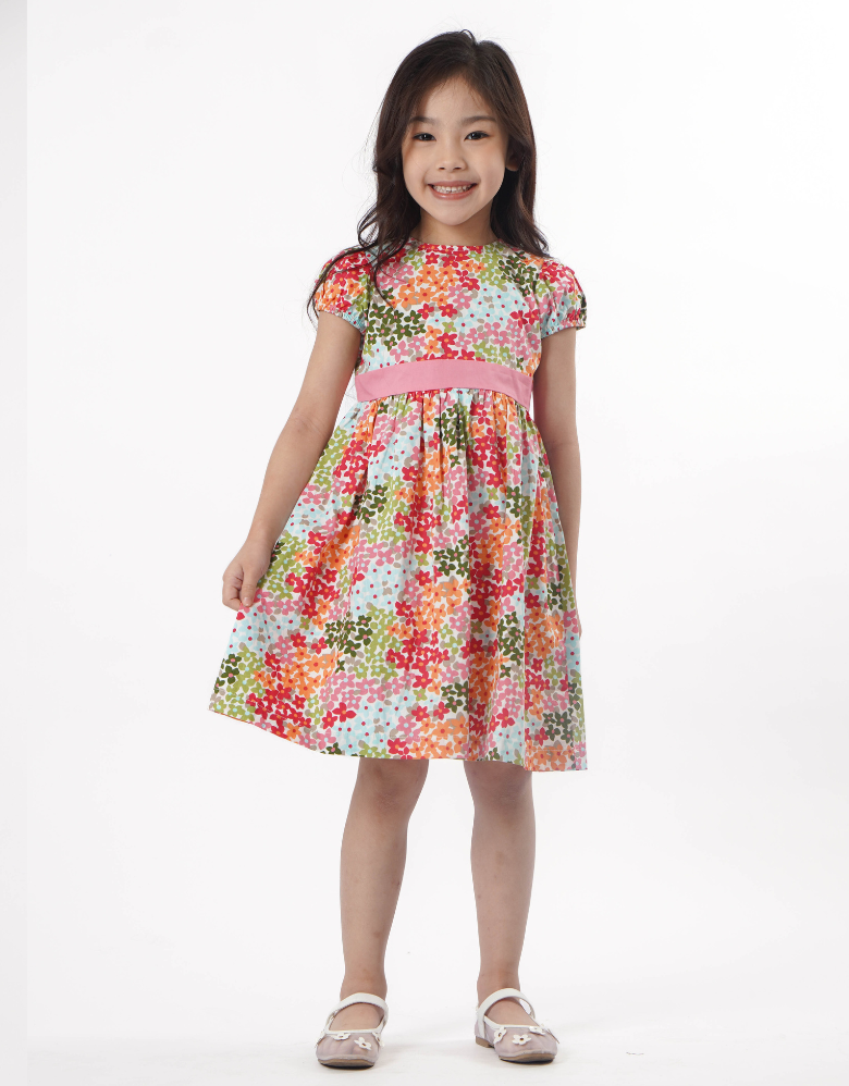 Classic Bloom Short Sleeve Dress