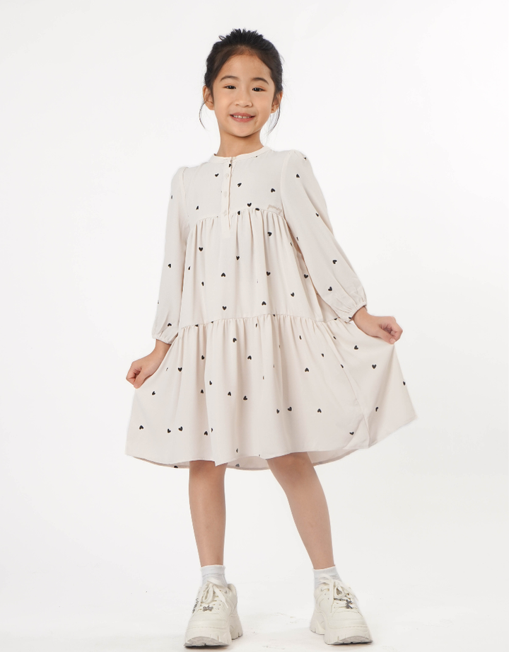Poney Girls Pristine Long Sleeve Dress